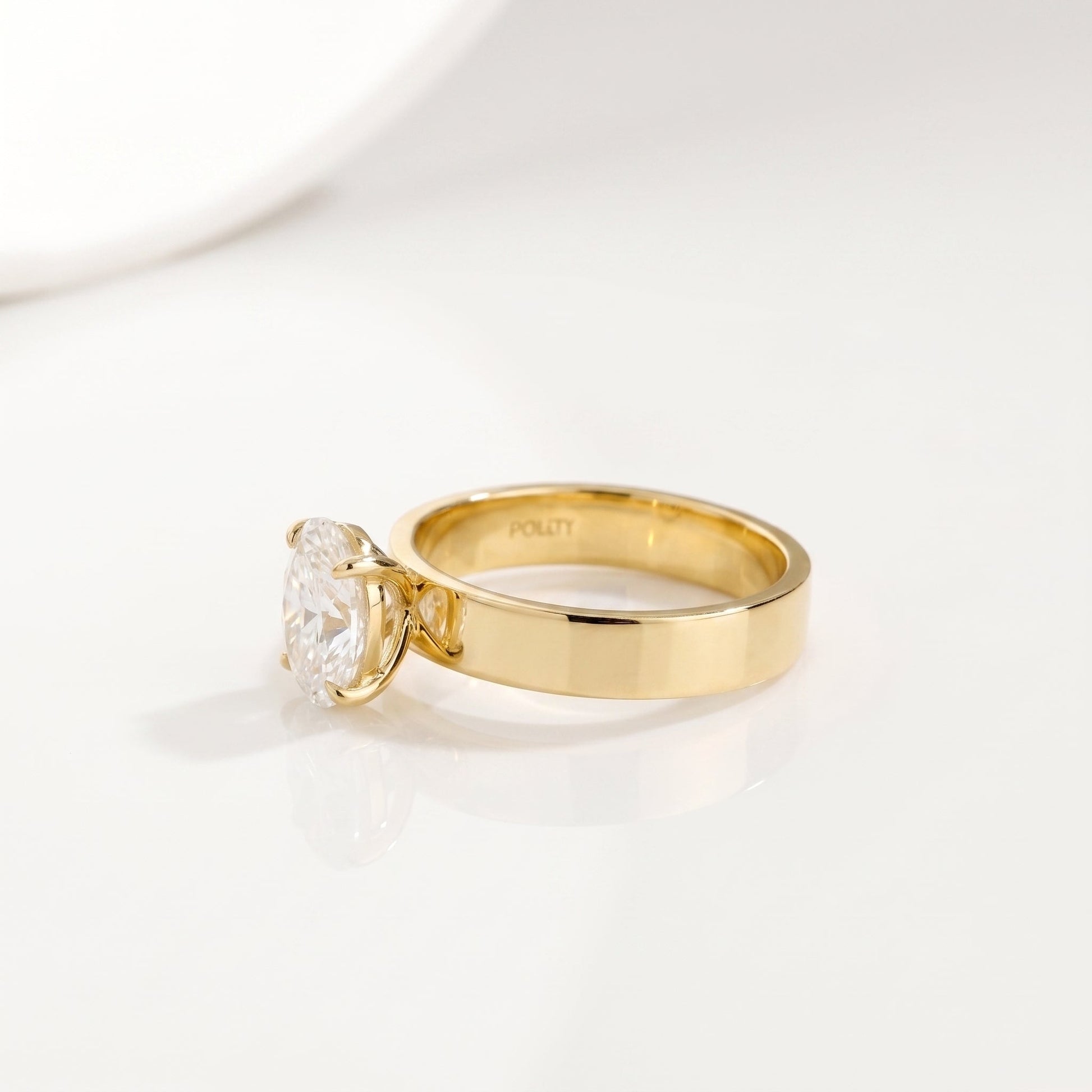 2 CT Marquise Pave Lab Grown Engagement Ring