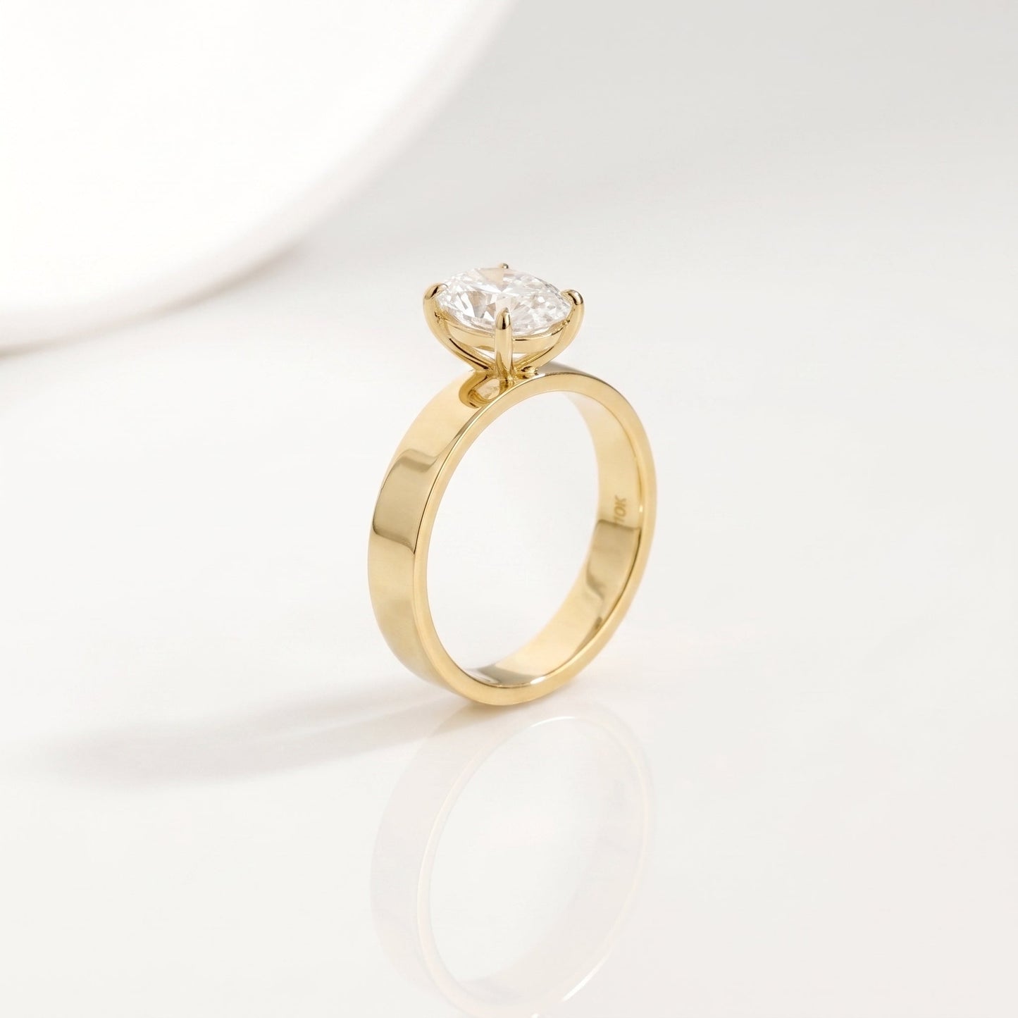 2 CT Marquise Pave Lab Grown Engagement Ring