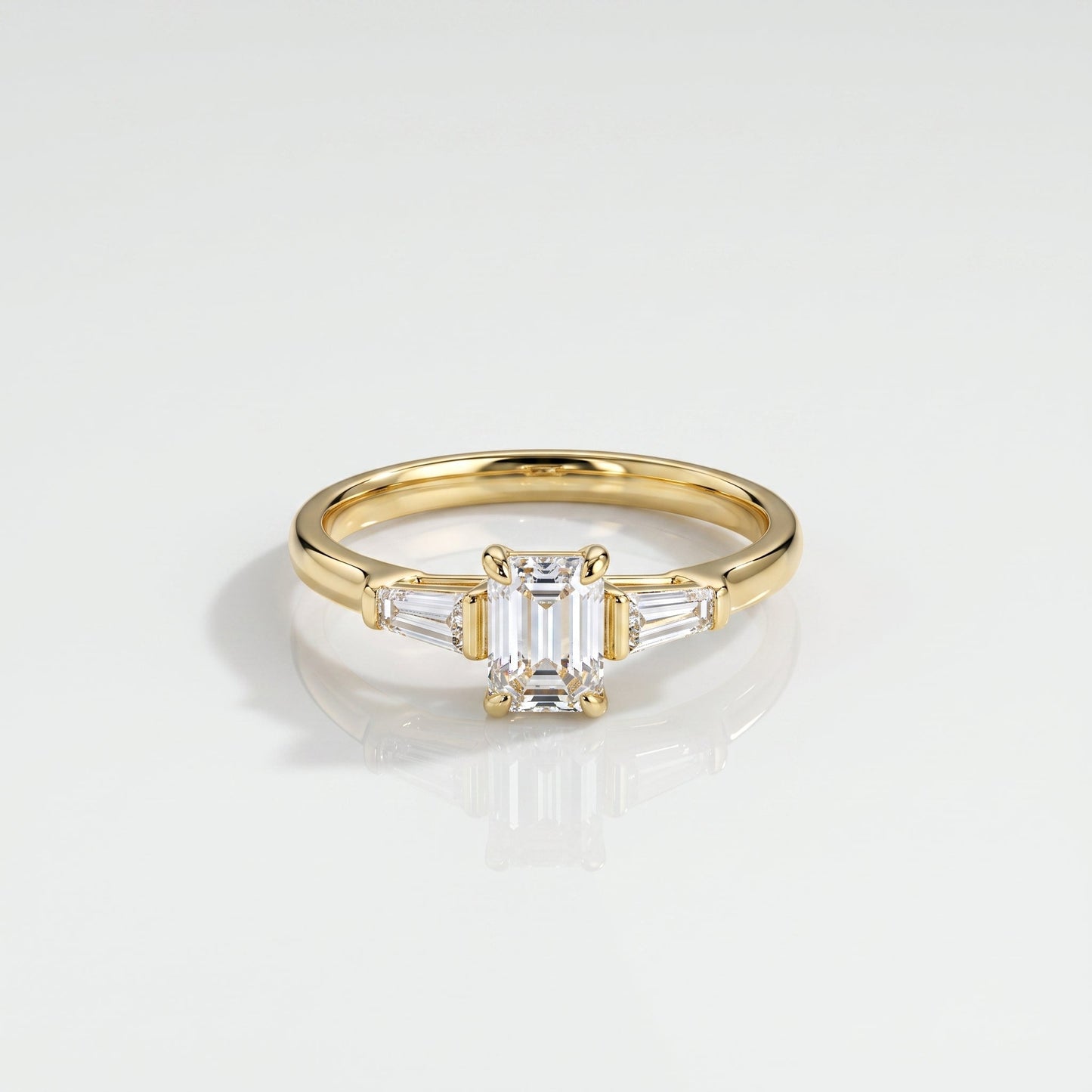 2 CT Marquise Pave Lab Grown Engagement Ring