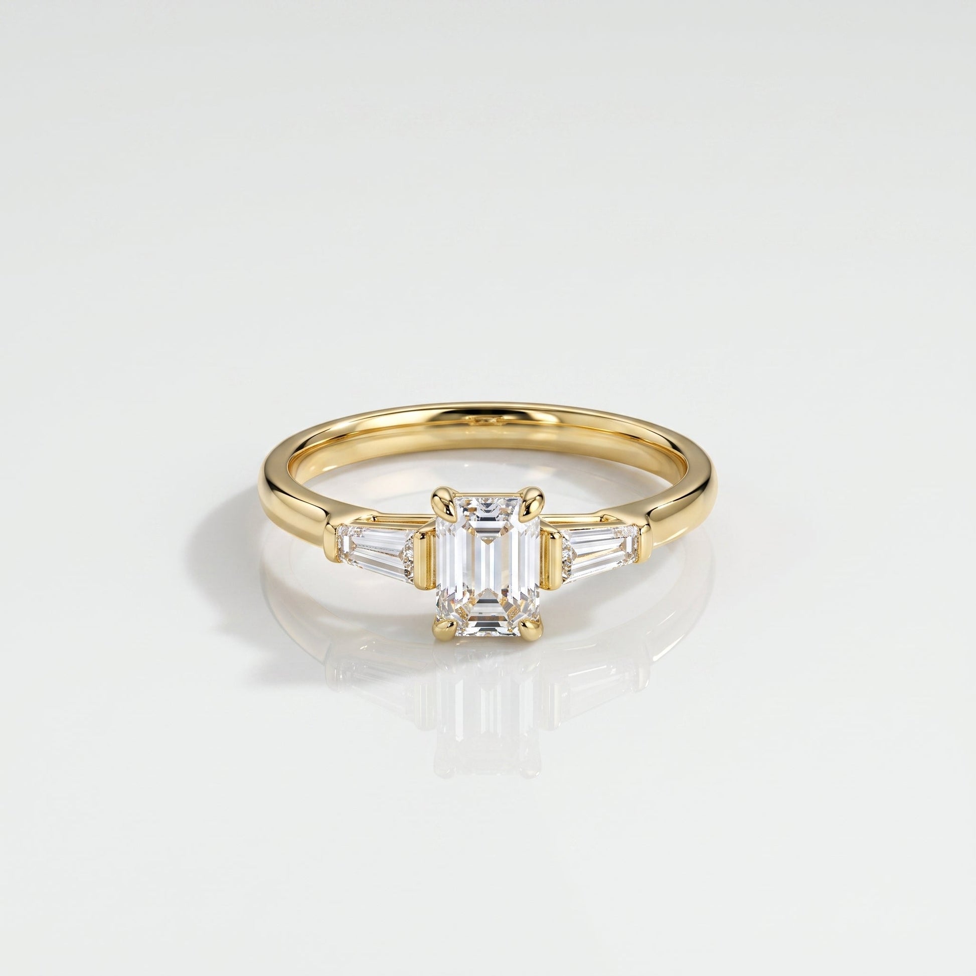 2 CT Marquise Pave Lab Grown Engagement Ring