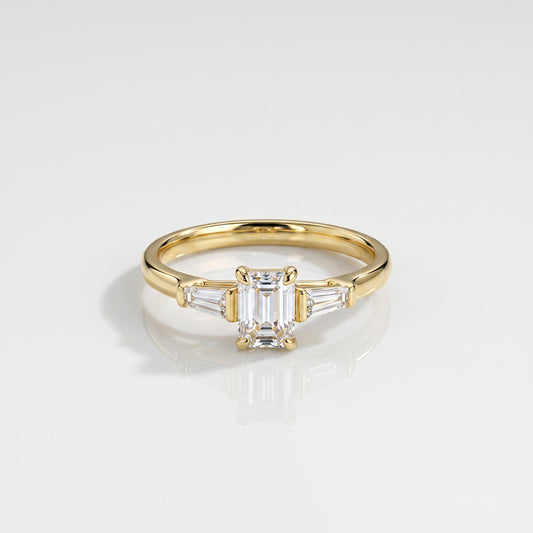 2 CT Marquise Pave Lab Grown Engagement Ring