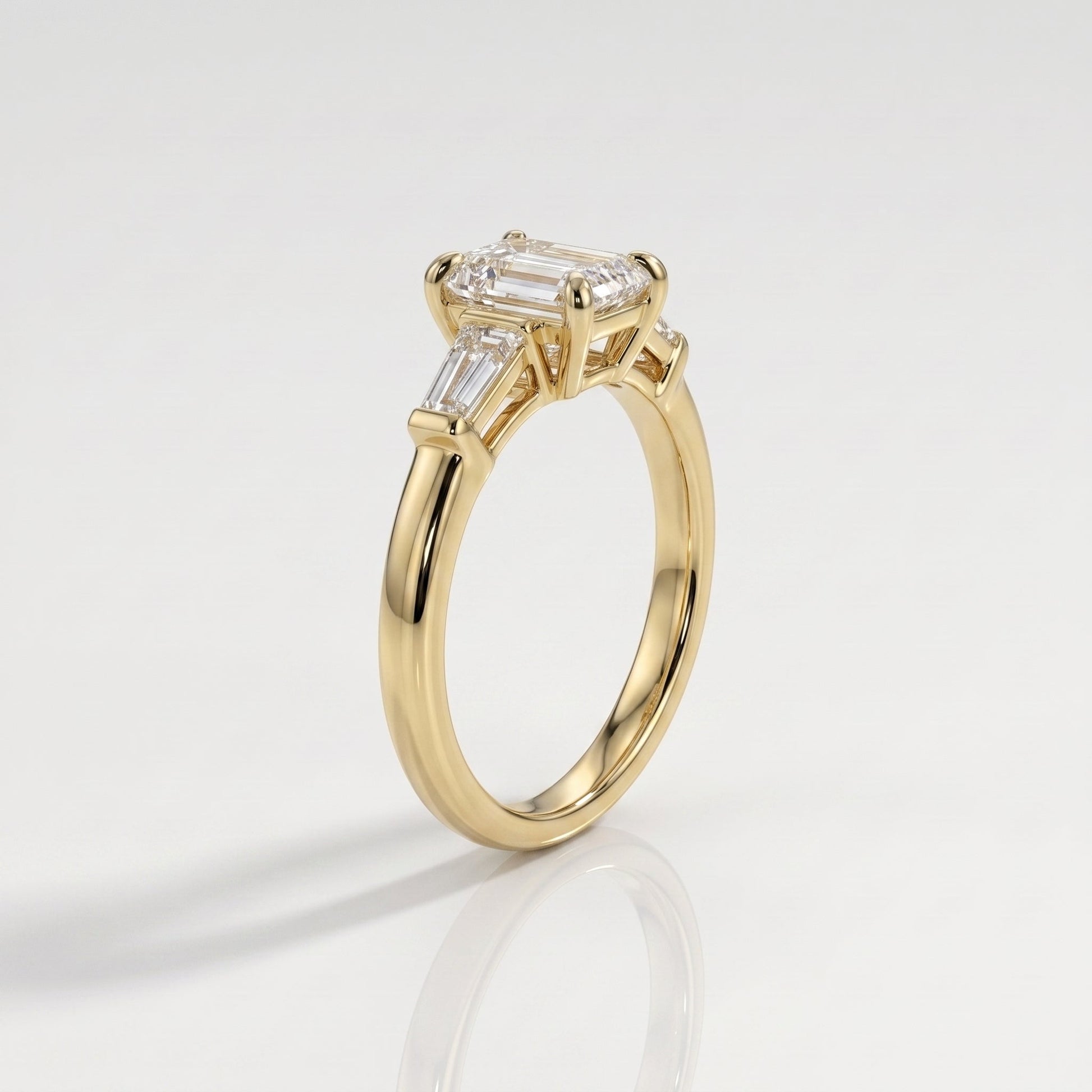 2 CT Marquise Pave Lab Grown Engagement Ring