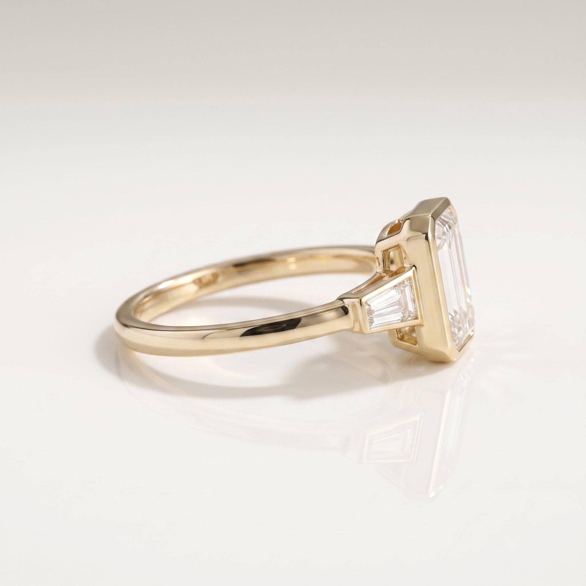 2 CT Marquise Pave Lab Grown Engagement Ring