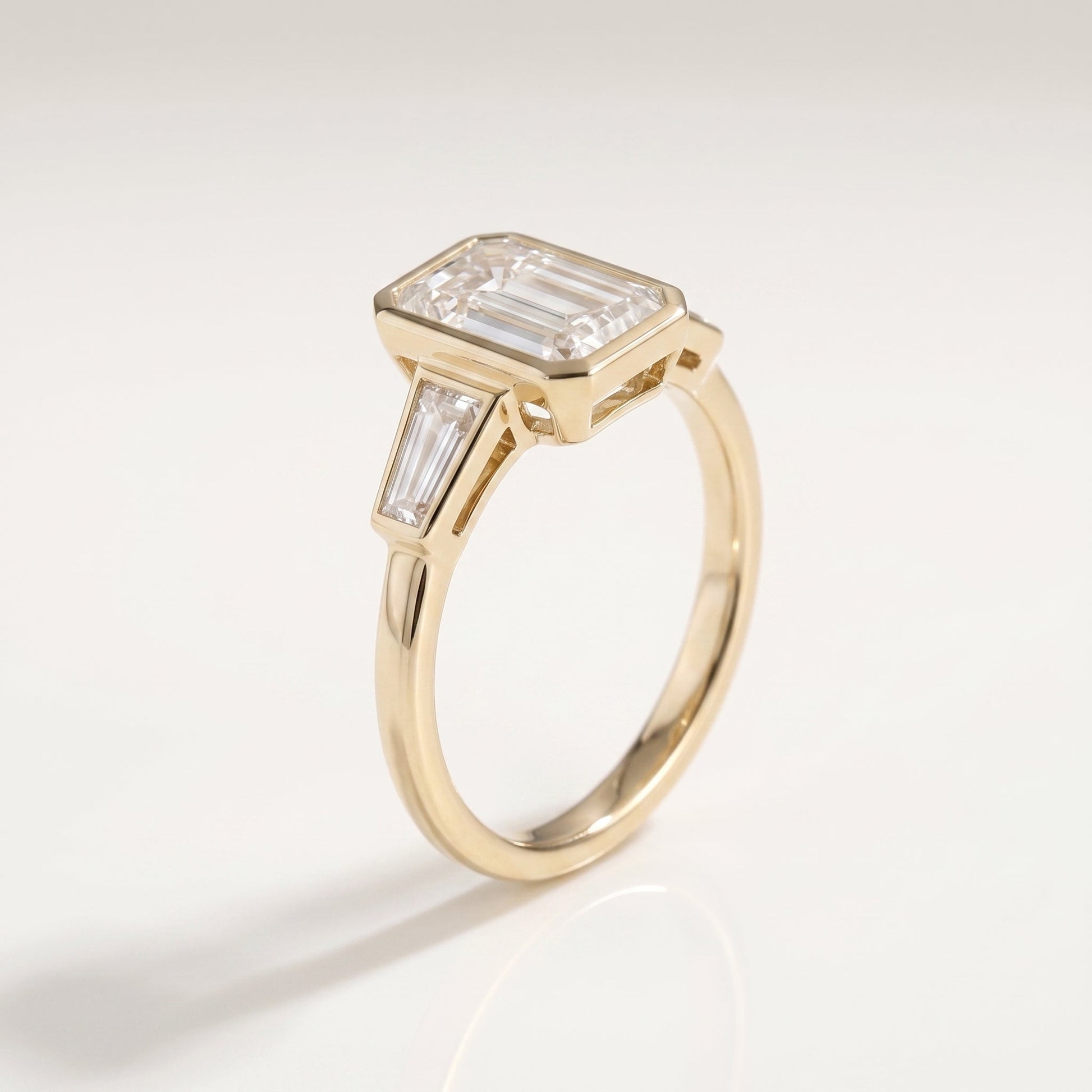 2 CT Marquise Pave Lab Grown Engagement Ring