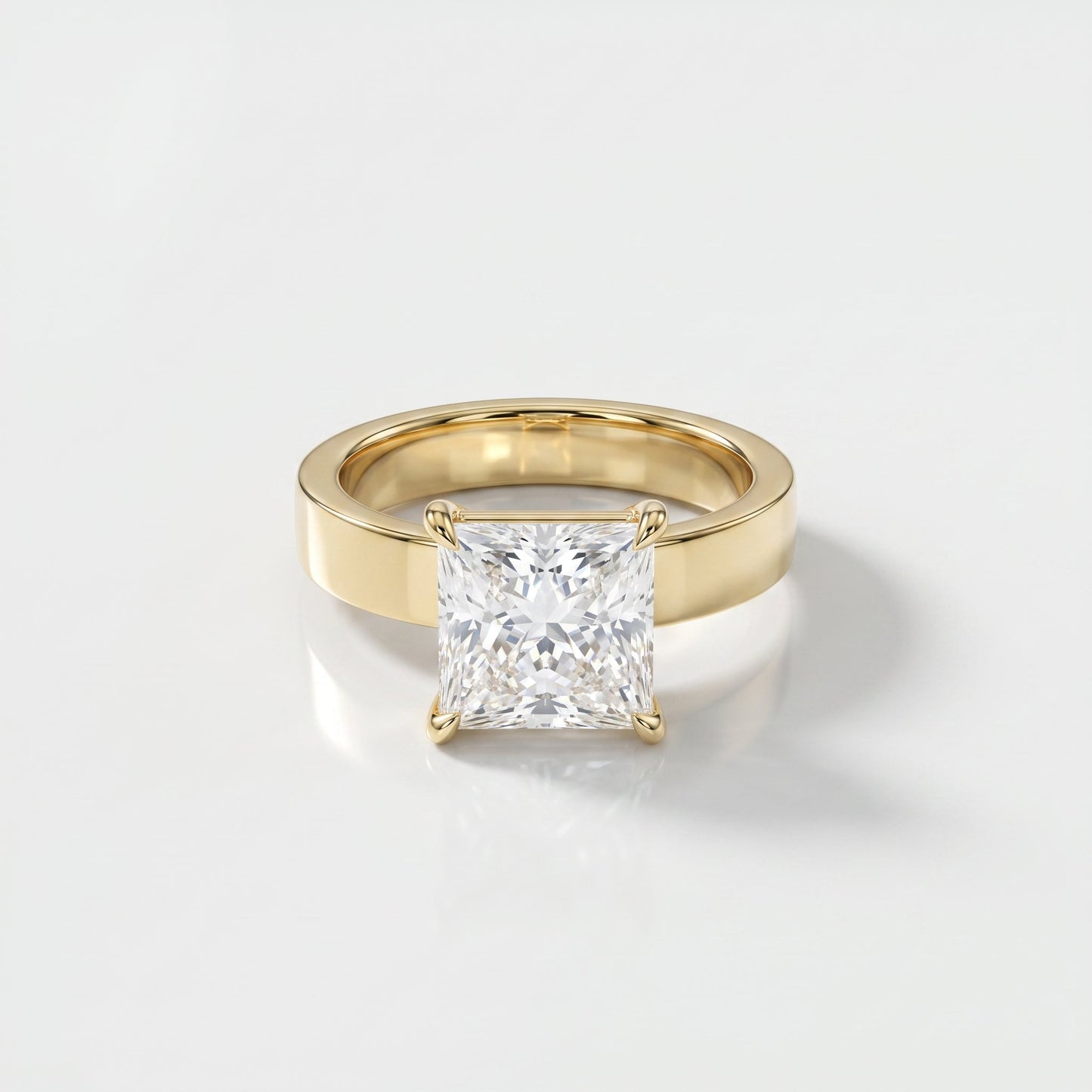 2 CT Marquise Pave Lab Grown Engagement Ring