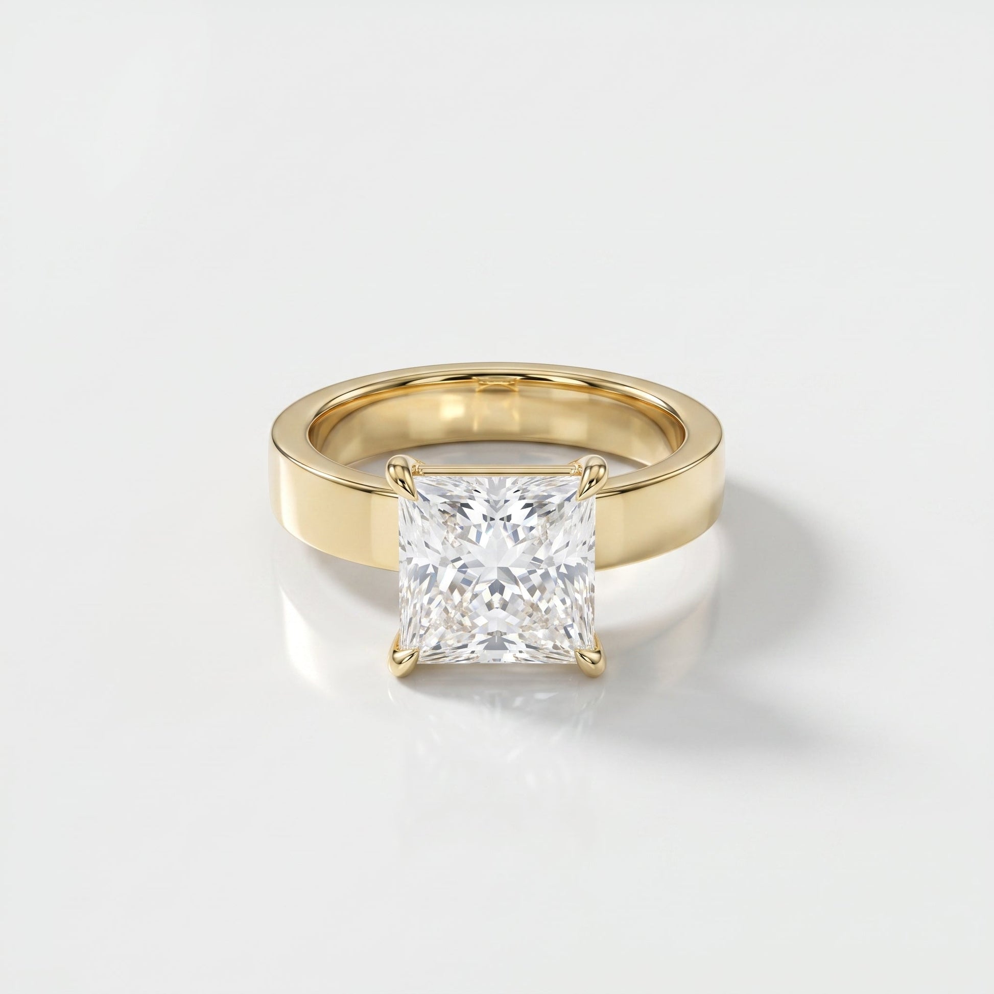 2 CT Marquise Pave Lab Grown Engagement Ring