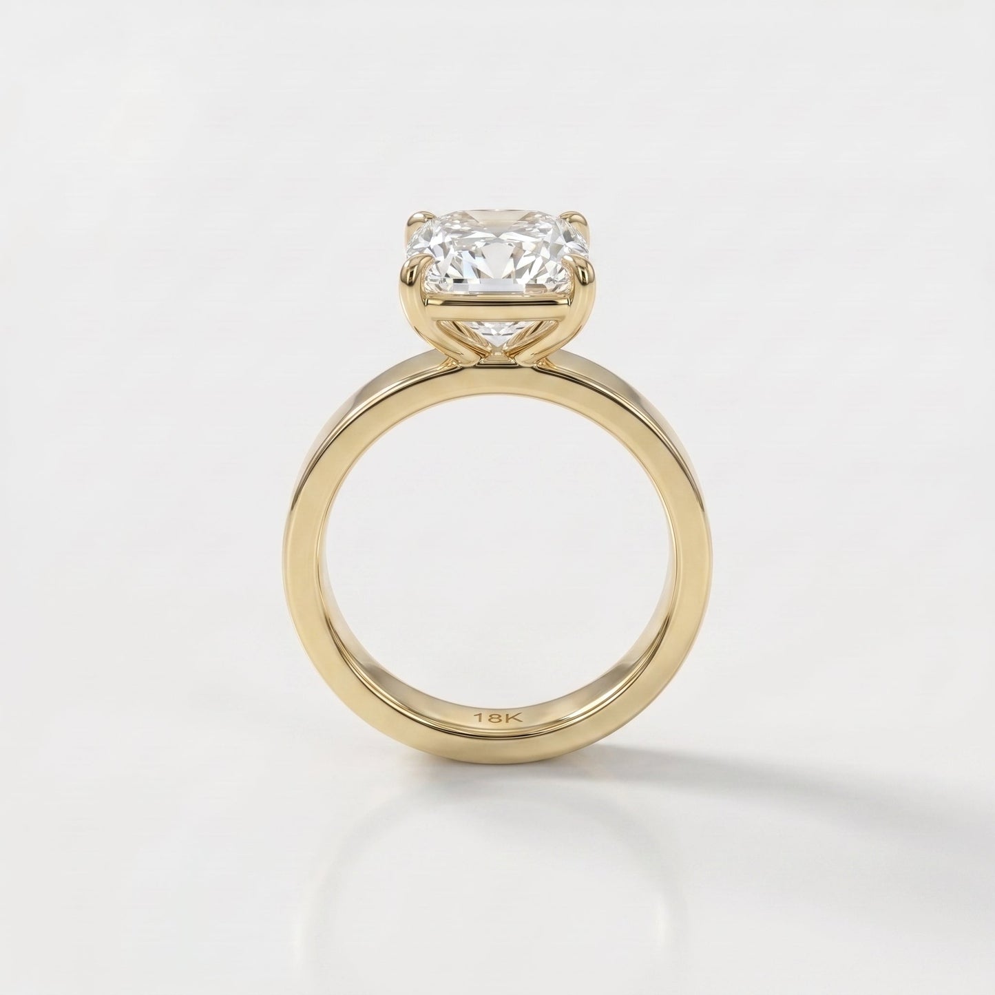 2 CT Marquise Pave Lab Grown Engagement Ring