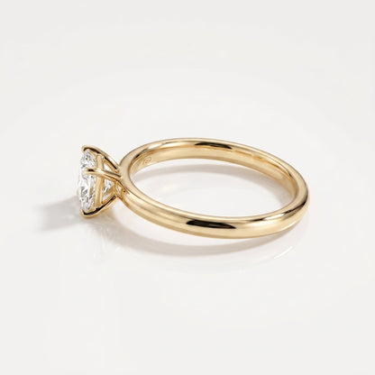 2 CT Marquise Pave Lab Grown Engagement Ring