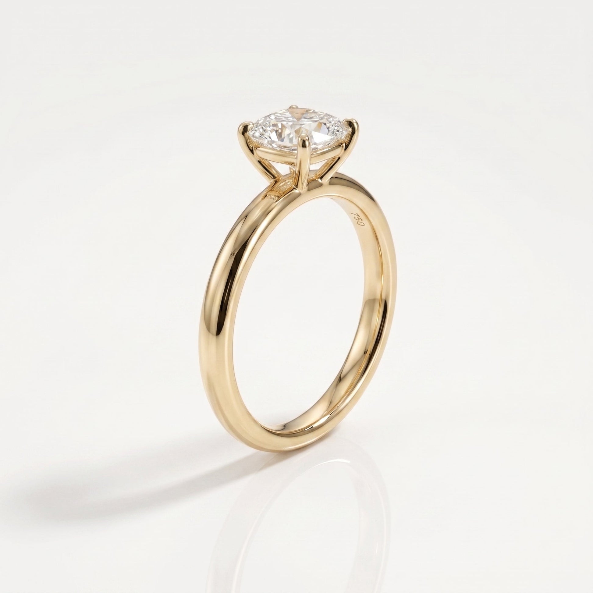 2 CT Marquise Pave Lab Grown Engagement Ring