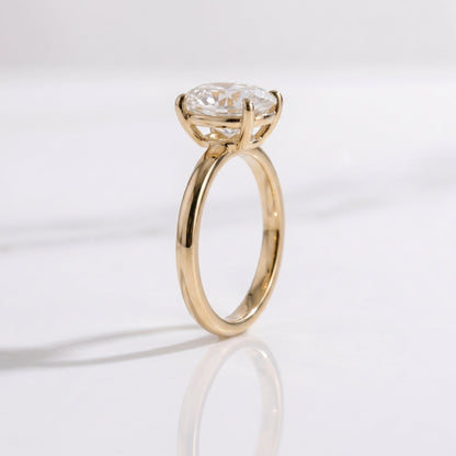 2 CT Marquise Pave Lab Grown Engagement Ring
