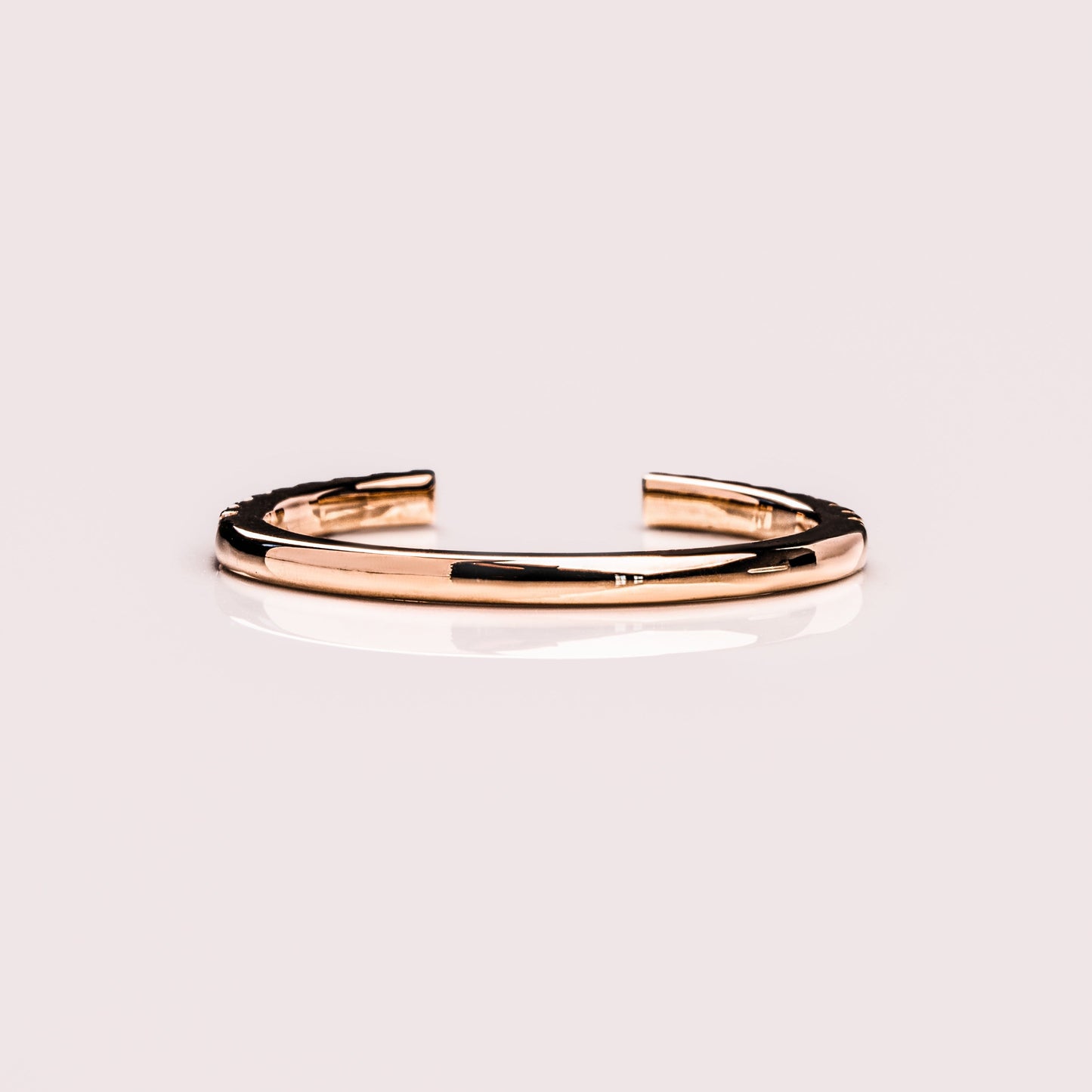 0.18 TCW Round Open Shank Moissanite Wedding Band