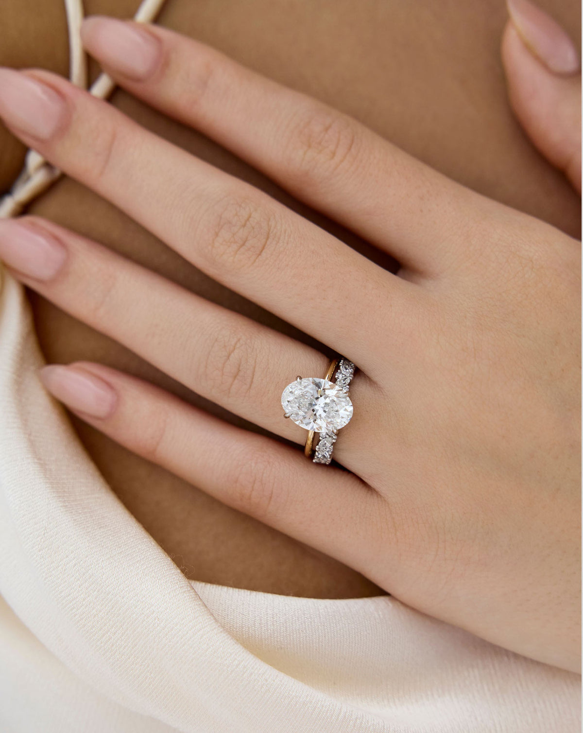 1.10 TCW Marquise Cluster Lab Grown Diamond Wedding Band
