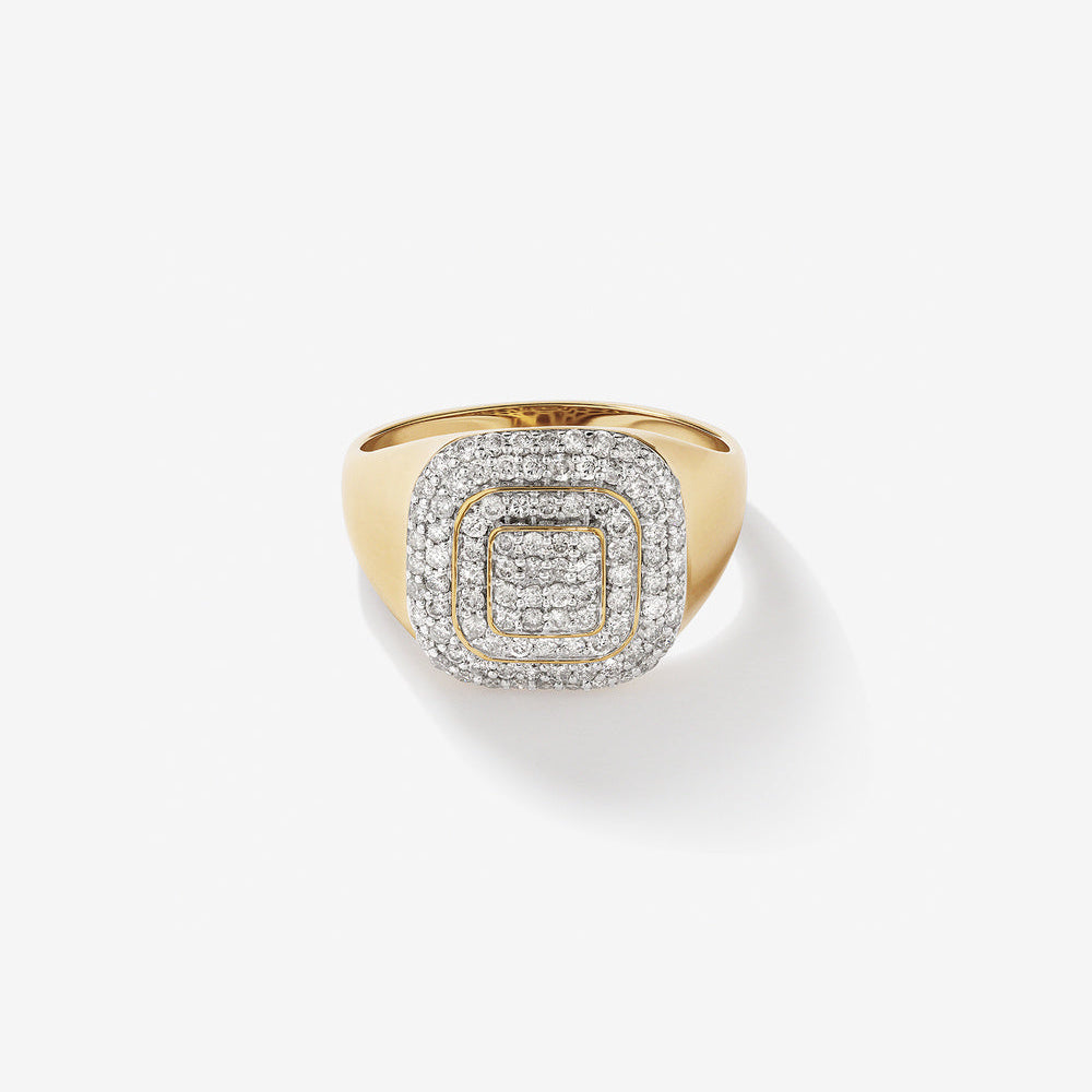 1 TCW Round Moissanite Multi Stone Men's Wedding Band