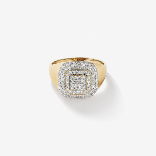 1 TCW Round Moissanite Multi Stone Men's Wedding Band