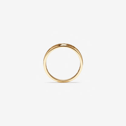 0.15 TCW Round Moissanite Channel Setting Men's Wedding Band