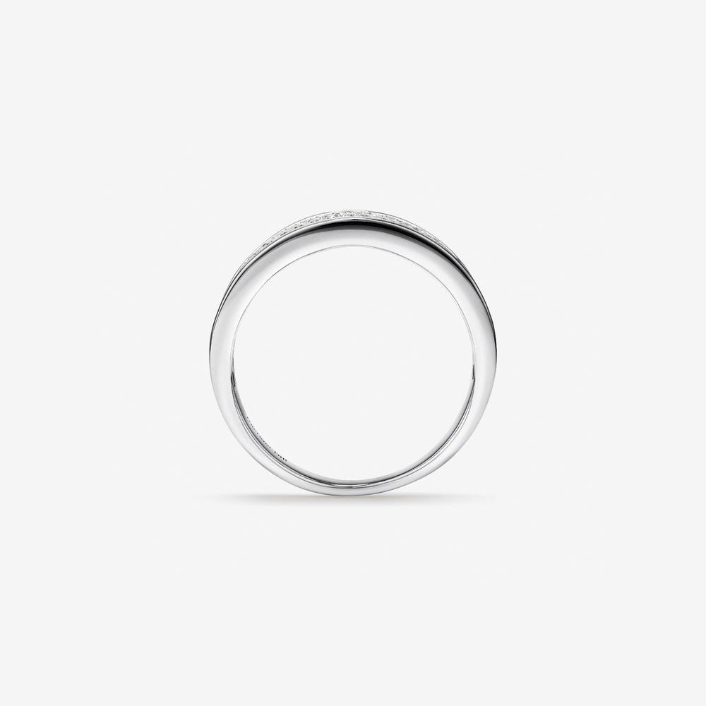 0.30 TCW Round Moissanite Channel Setting Men's Wedding Band