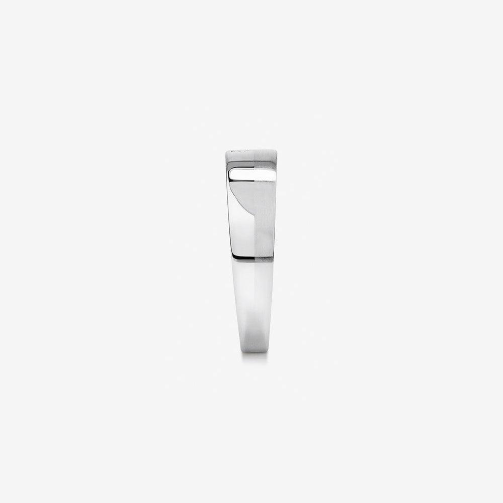 0.08 TCW Cushion Moissanite Two Stone Men's Wedding Band