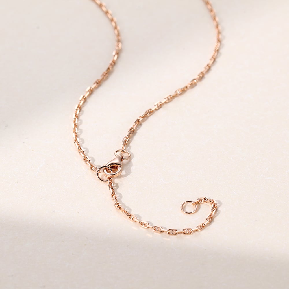 1.24 TCW Oval Moissanite Cluster Necklace