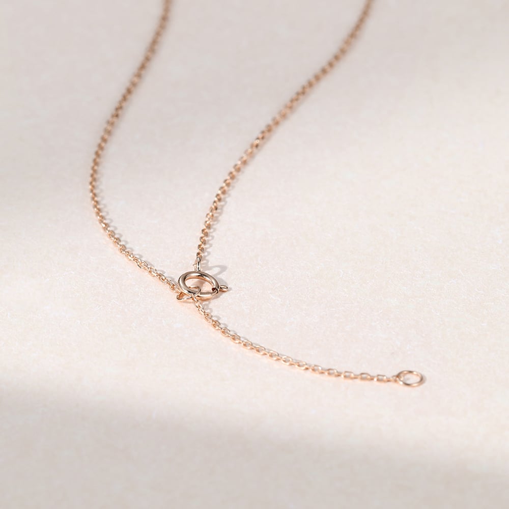 0.150 TCW Round Moissanite Snowflake Necklace