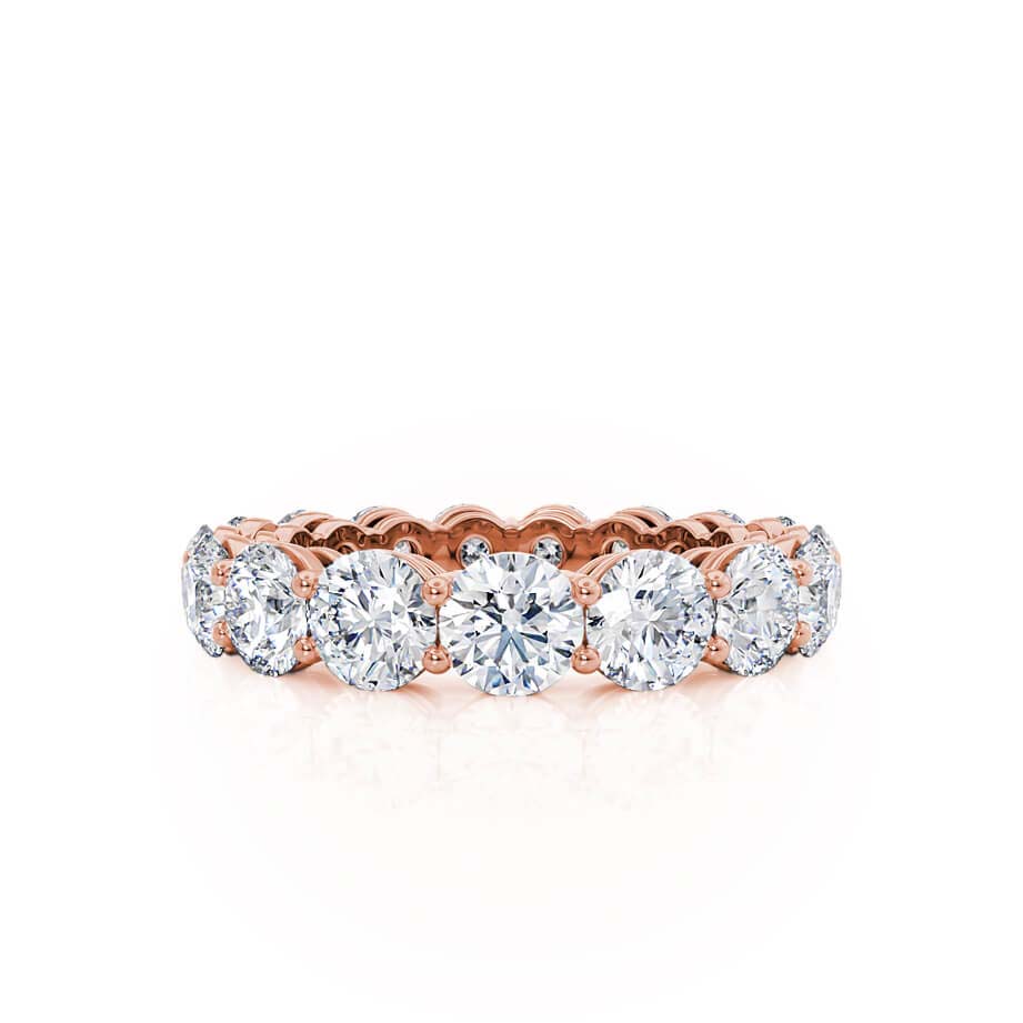 4.25 TCW Round Full Eternity Moissanite Wedding Band