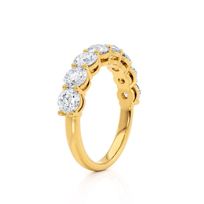 4.25 TCW Round Full Eternity Moissanite Wedding Band