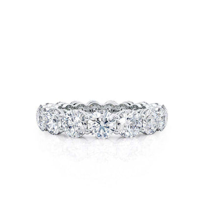 4.25 TCW Round Full Eternity Moissanite Wedding Band