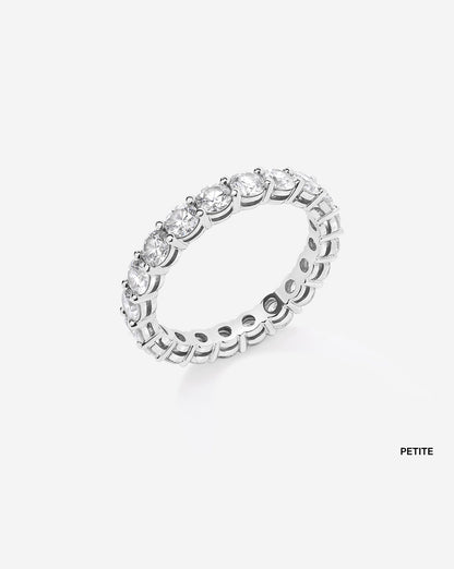 TCW Round Half Eternity Lab Grown Diamond Wedding Band