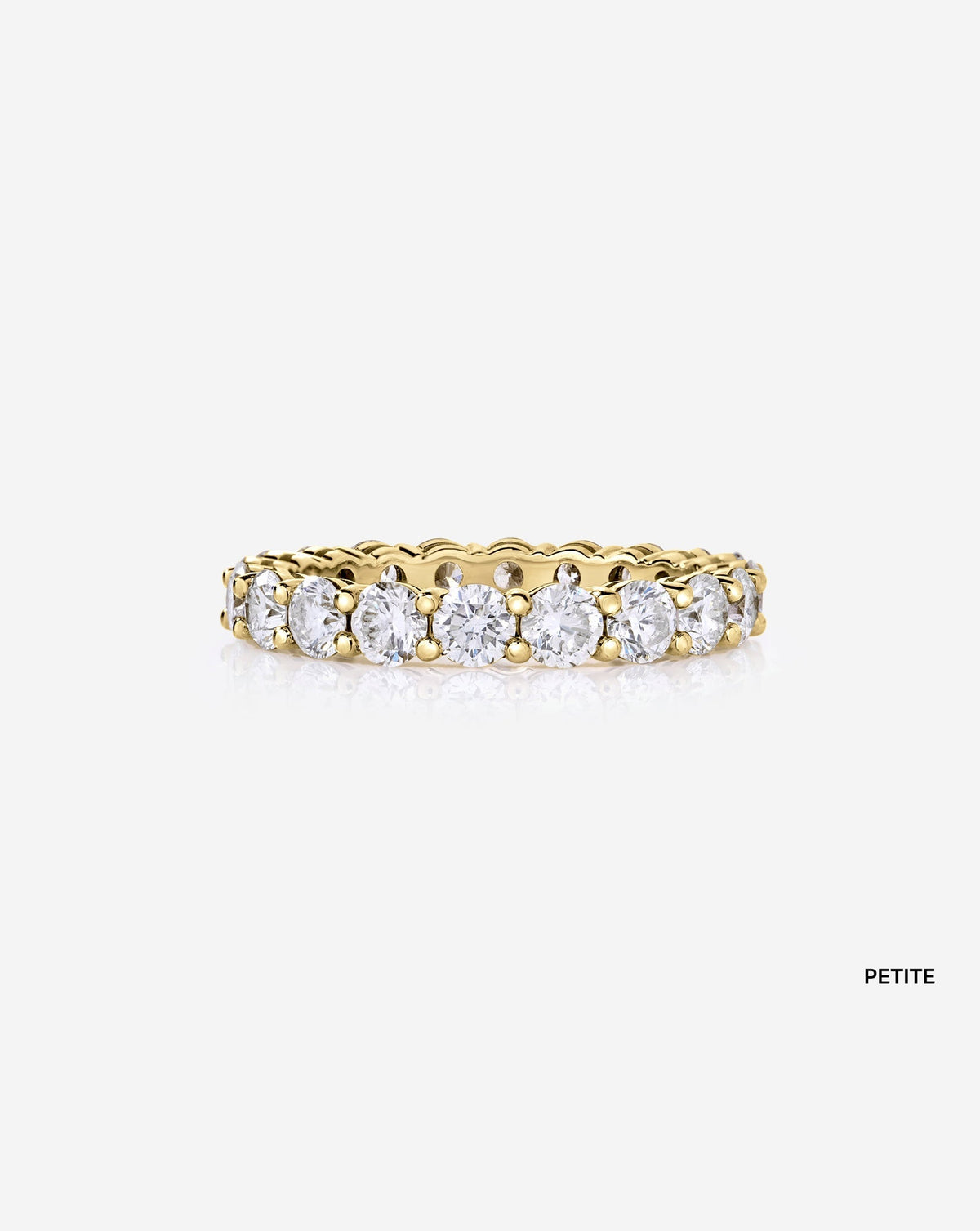 TCW Round Half Eternity Lab Grown Diamond Wedding Band