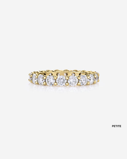 TCW Round Half Eternity Lab Grown Diamond Wedding Band