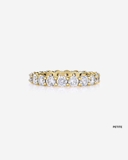 TCW Round Half Eternity Lab Grown Diamond Wedding Band