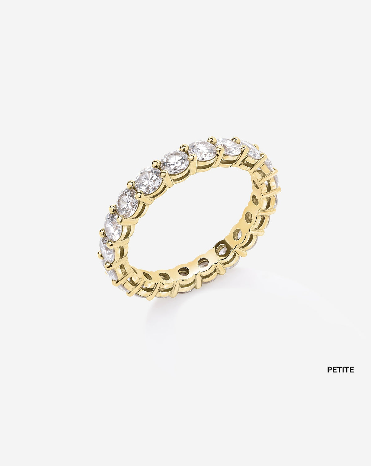 TCW Round Half Eternity Lab Grown Diamond Wedding Band