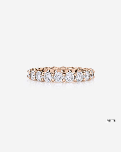 TCW Round Half Eternity Lab Grown Diamond Wedding Band