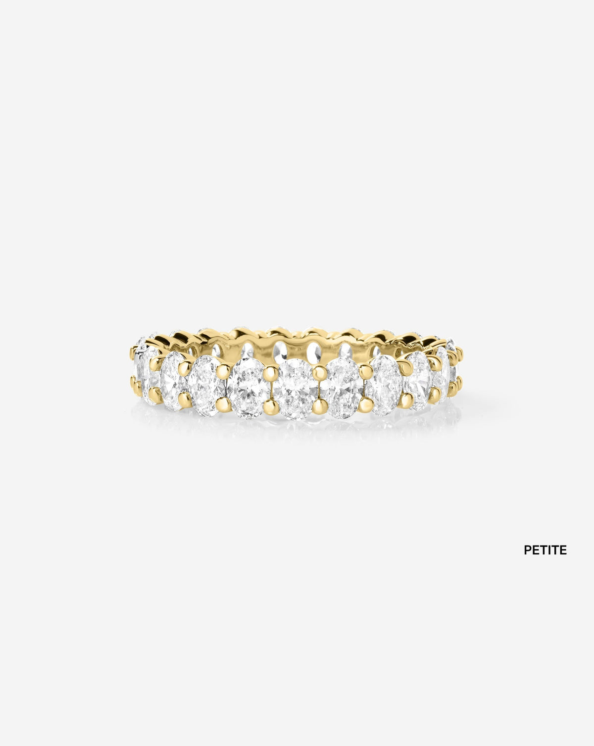 TCW Round Half Eternity Lab Grown Diamond Wedding Band