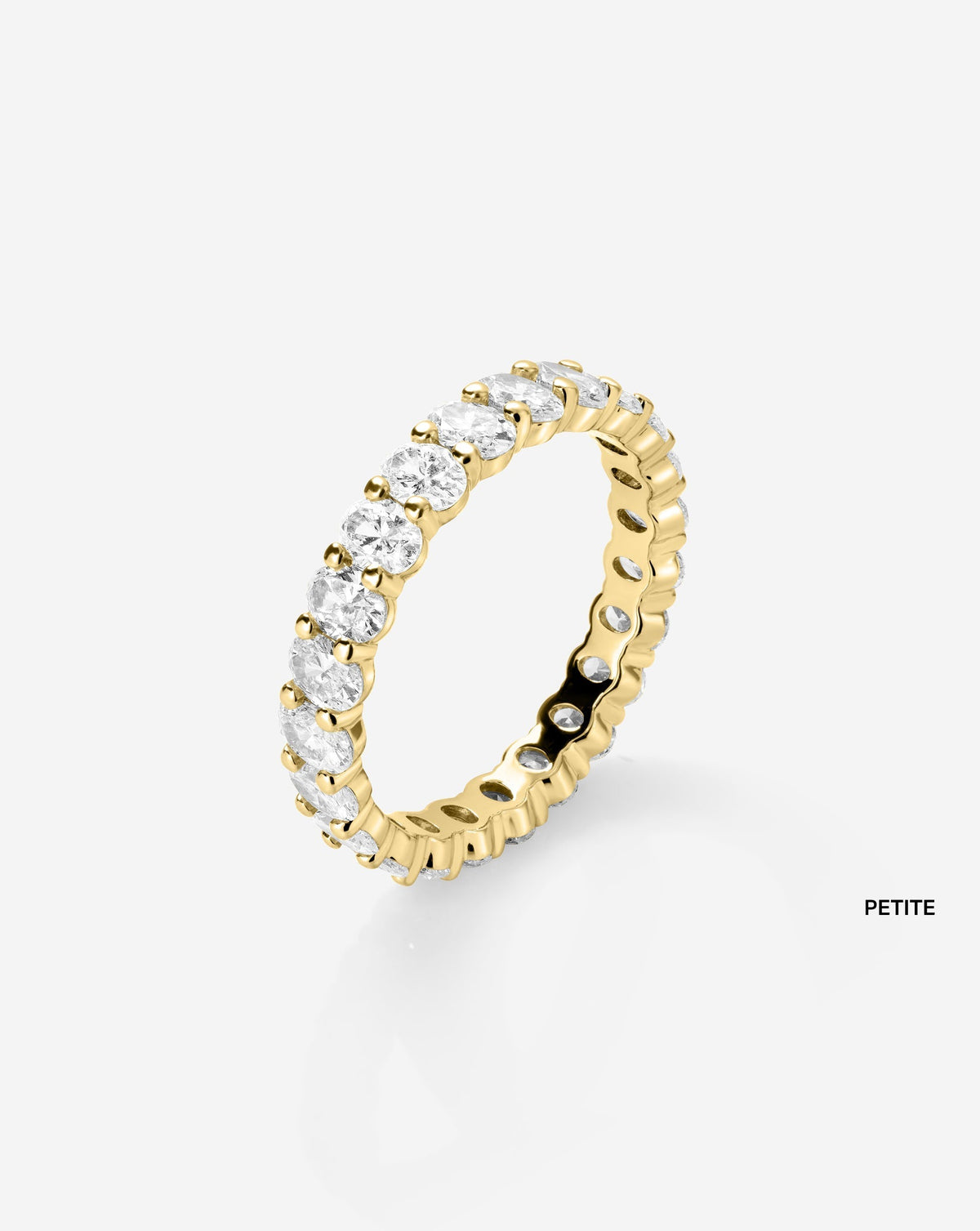 TCW Round Half Eternity Lab Grown Diamond Wedding Band