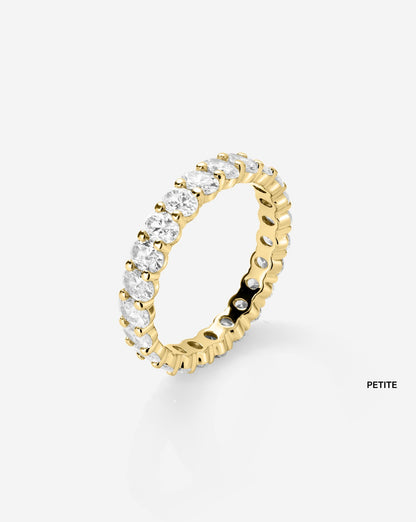 TCW Round Half Eternity Lab Grown Diamond Wedding Band