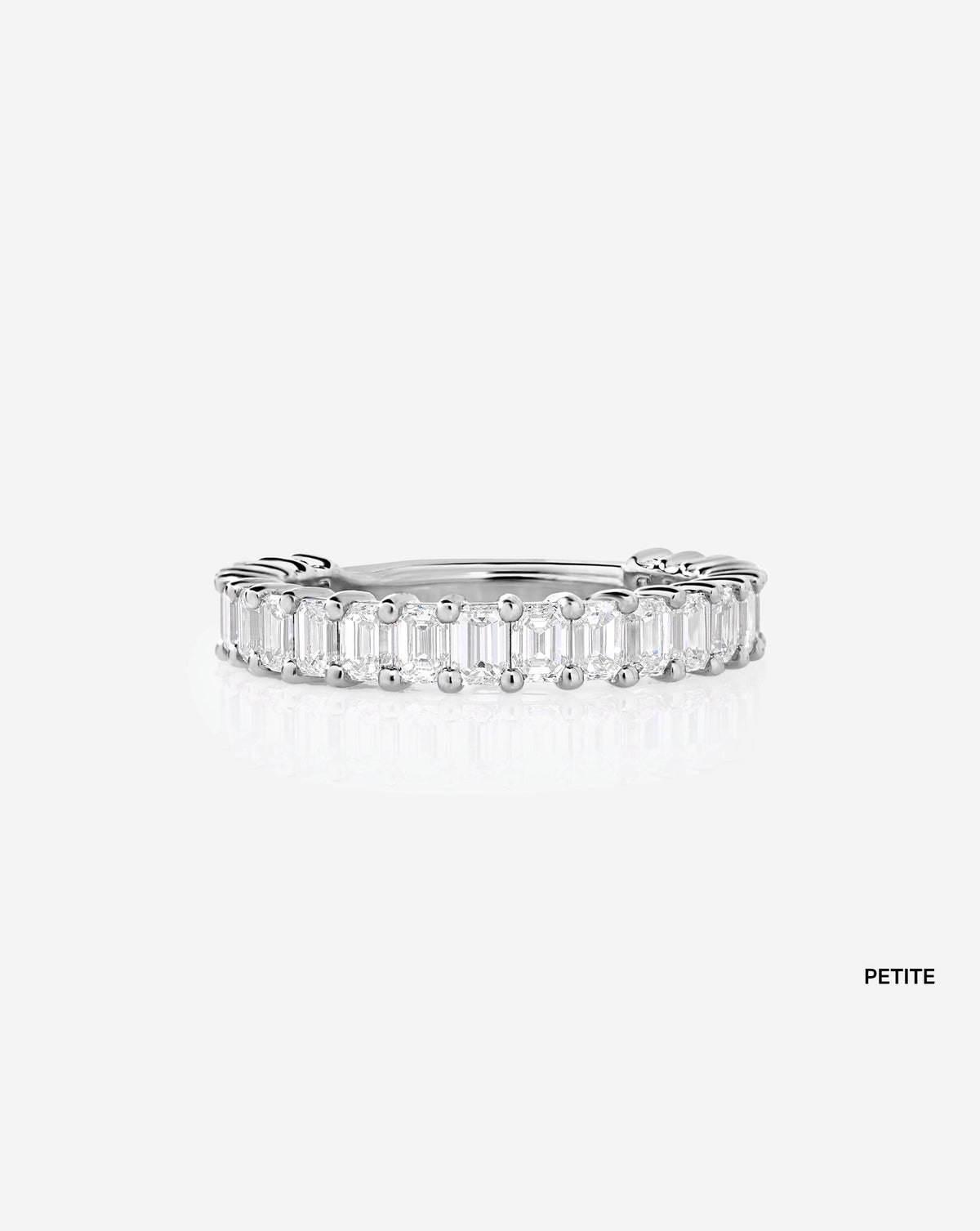 TCW Round Half Eternity Lab Grown Diamond Wedding Band