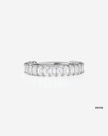 TCW Round Half Eternity Lab Grown Diamond Wedding Band