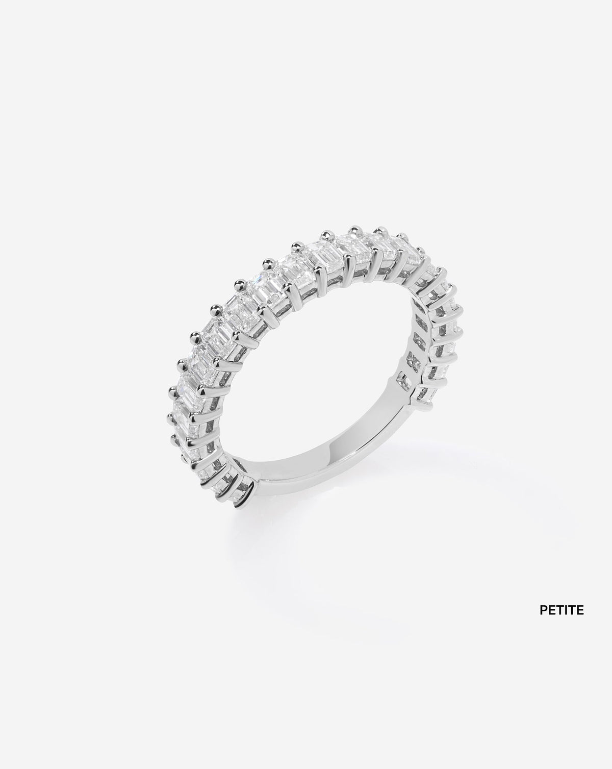 TCW Round Half Eternity Lab Grown Diamond Wedding Band
