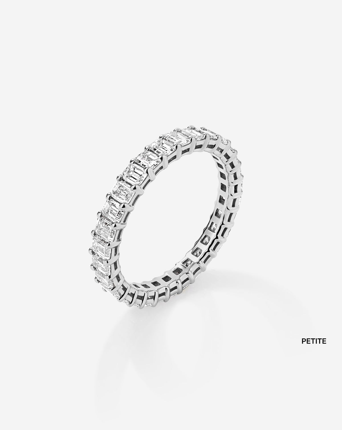 TCW Round Half Eternity Lab Grown Diamond Wedding Band