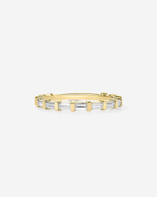 TCW Round Half Eternity Lab Grown Diamond Wedding Band