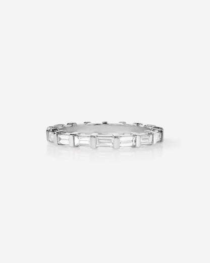 TCW Round Half Eternity Lab Grown Diamond Wedding Band