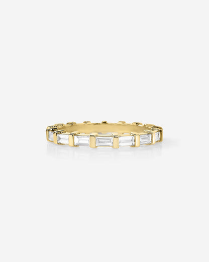 TCW Round Half Eternity Lab Grown Diamond Wedding Band