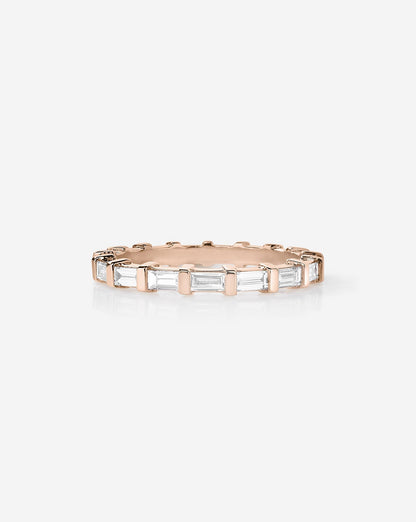 TCW Round Half Eternity Lab Grown Diamond Wedding Band
