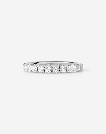 TCW Round Half Eternity Lab Grown Diamond Wedding Band