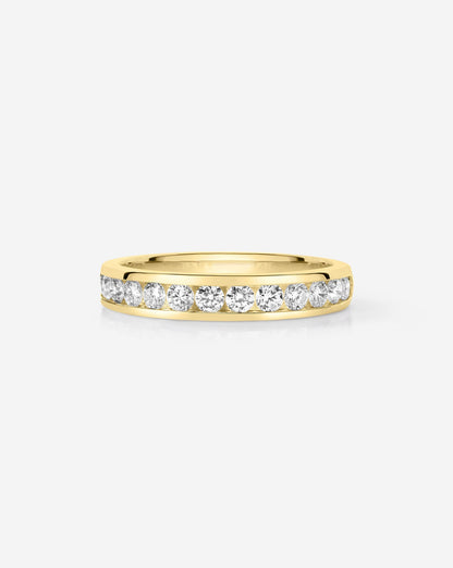 TCW Round Half Eternity Lab Grown Diamond Wedding Band
