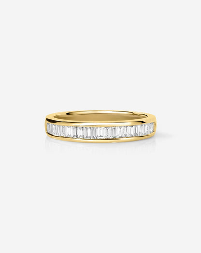 TCW Round Half Eternity Lab Grown Diamond Wedding Band