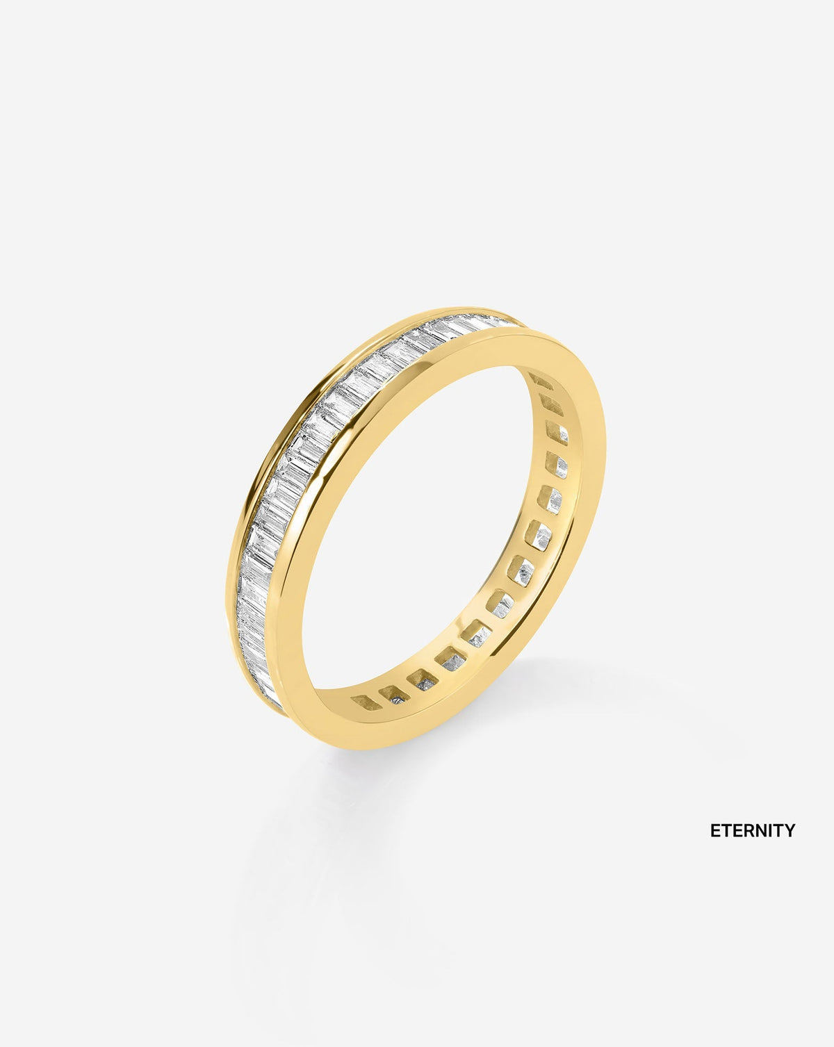 TCW Round Half Eternity Lab Grown Diamond Wedding Band