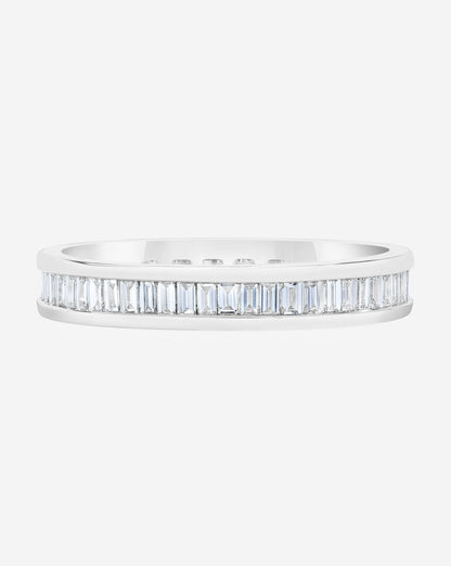 TCW Round Half Eternity Lab Grown Diamond Wedding Band