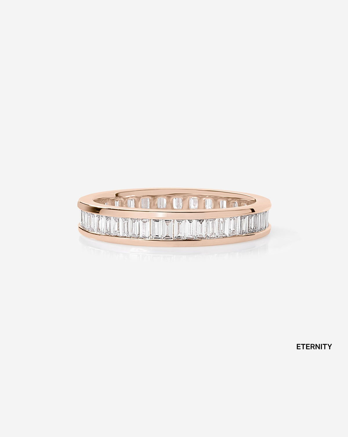 TCW Round Half Eternity Lab Grown Diamond Wedding Band