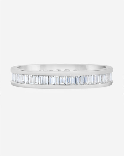 TCW Round Half Eternity Lab Grown Diamond Wedding Band